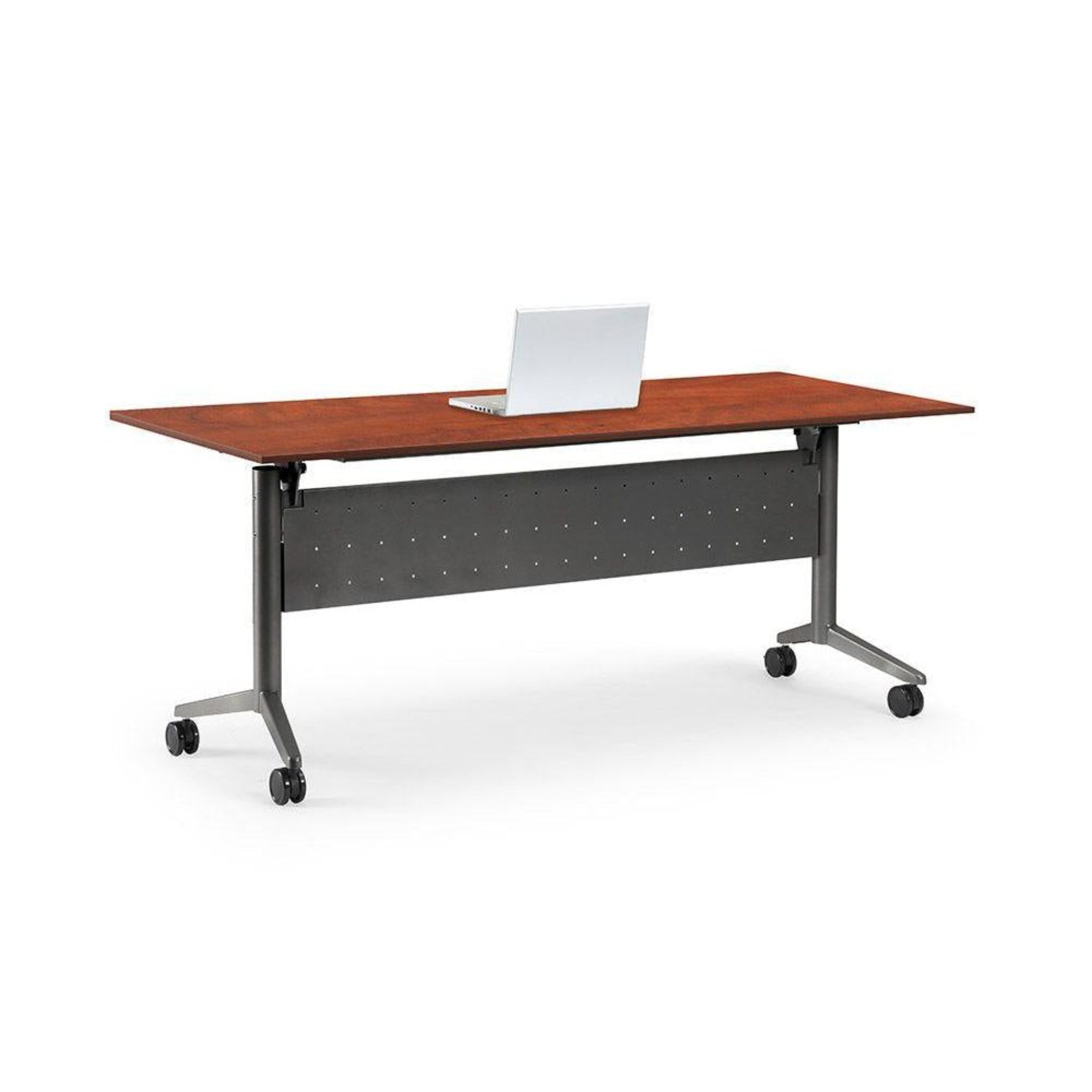 Nesting Table with Modesty Panel Cherry