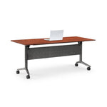 Nesting Table with Modesty Panel Cherry