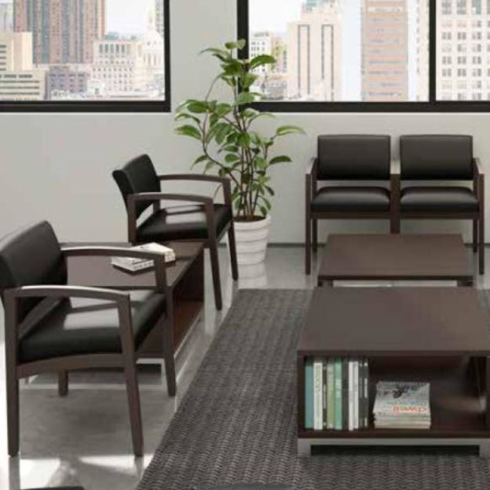 Redmond Wood Guest Seating Espresso